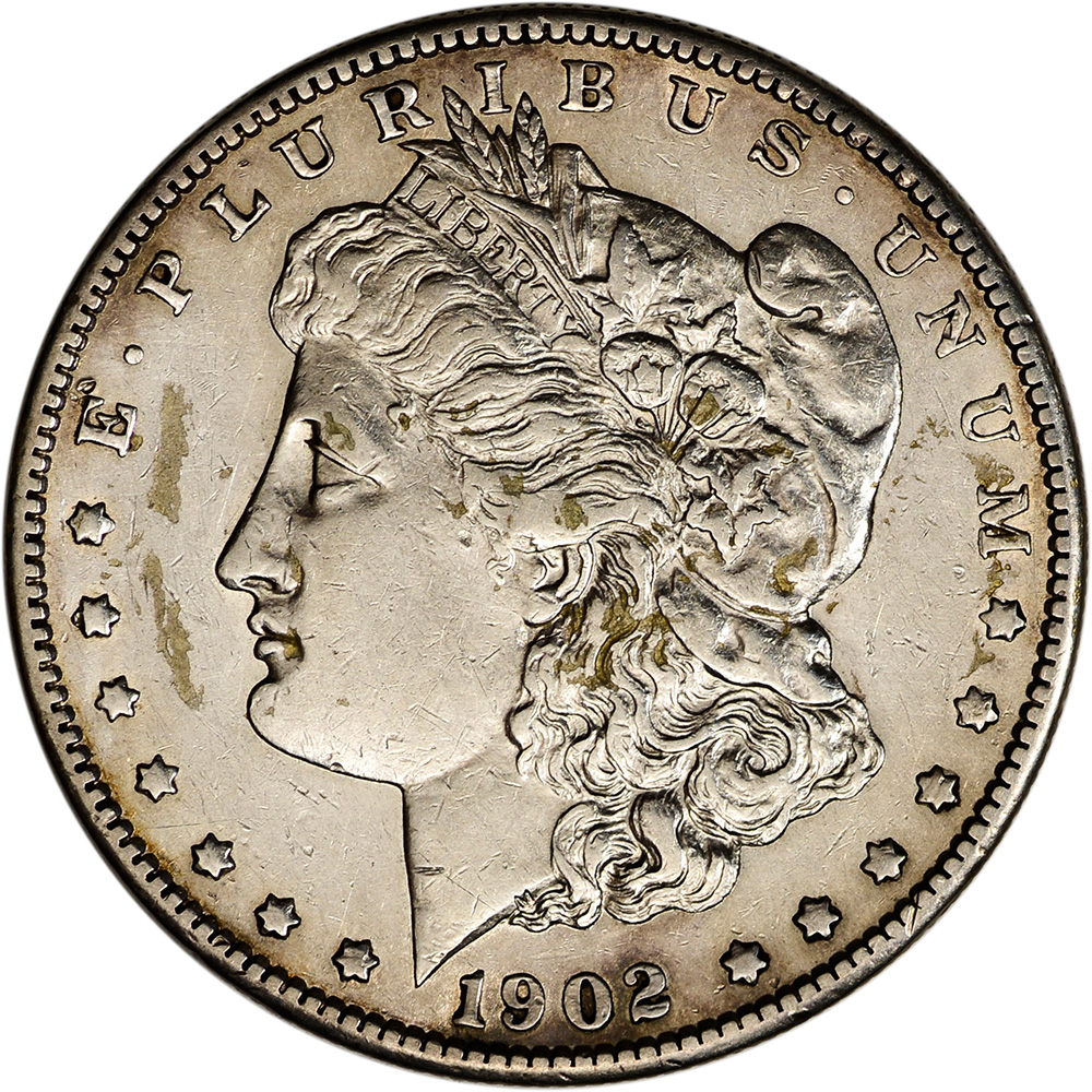 1902-S US Morgan Silver Dollar $1 - XF Details - Cleaned | eBay