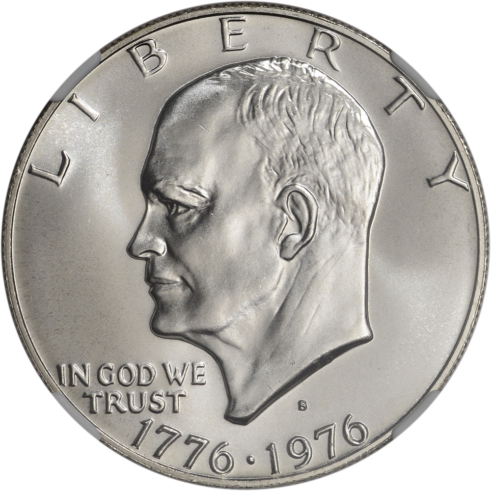 1776-1976-S US Eisenhower Silver Dollar $1 - NGC Gem Uncirculated | eBay