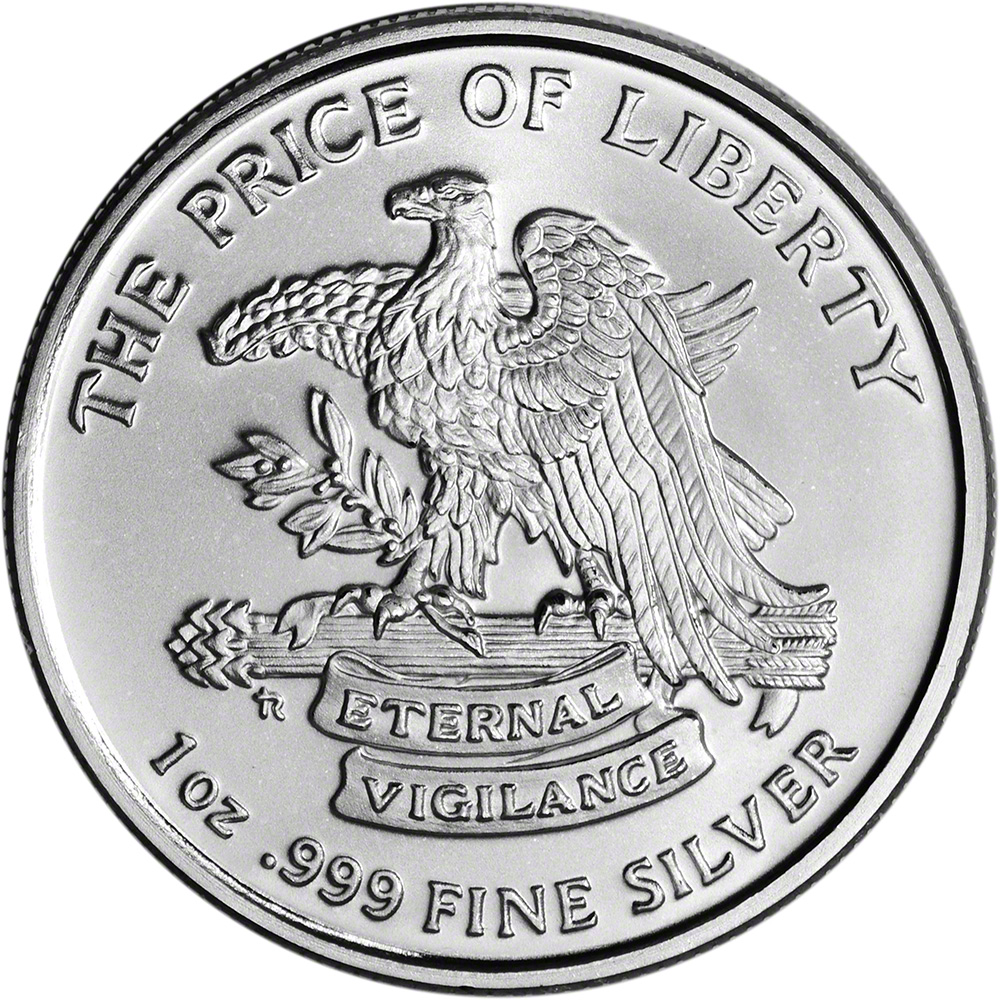 Twenty Oz Cut Saw Mint Silver Round Don T Tread On Me Fine Tube