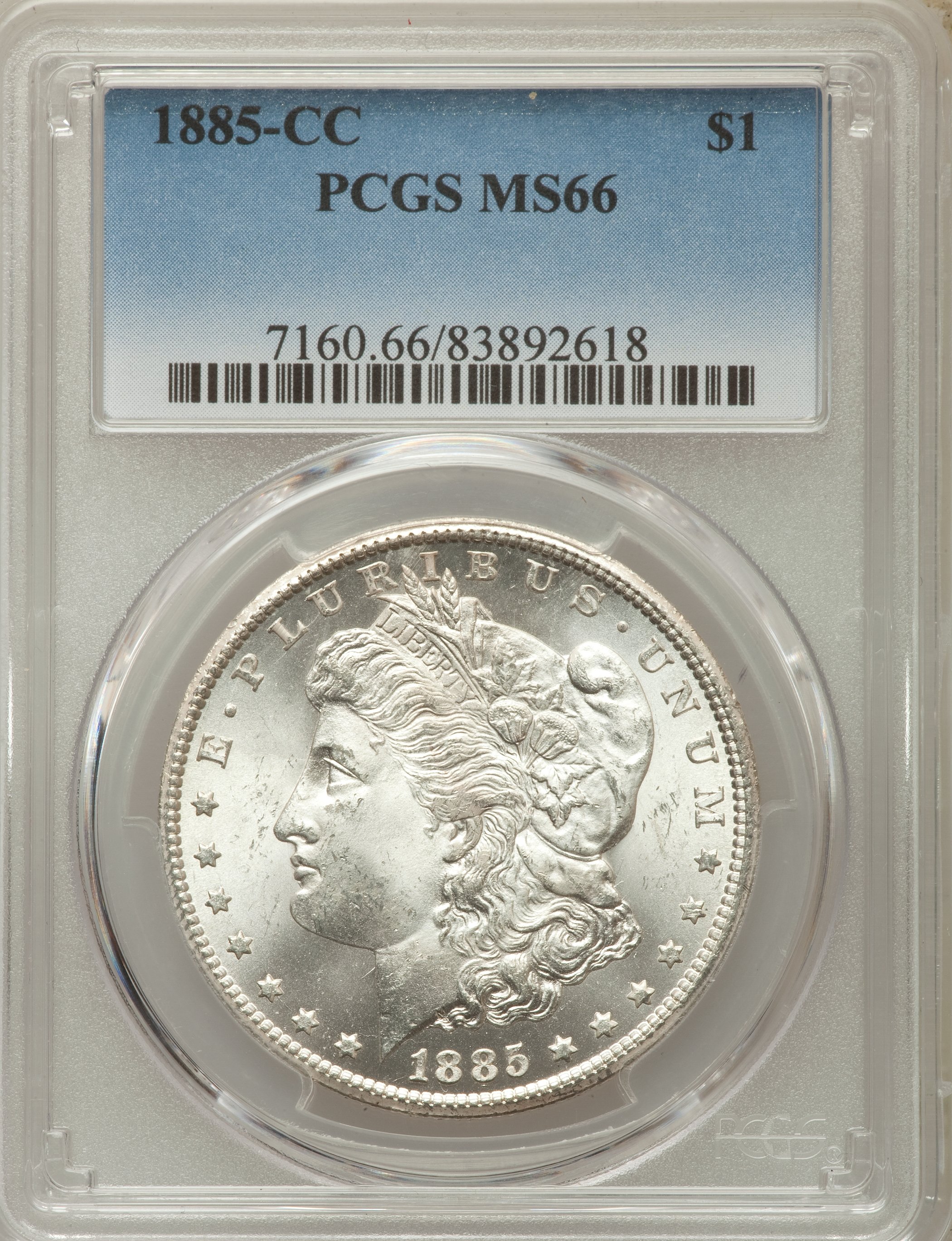 1885-CC US Morgan Silver Dollar $1 - PCGS MS66 | eBay