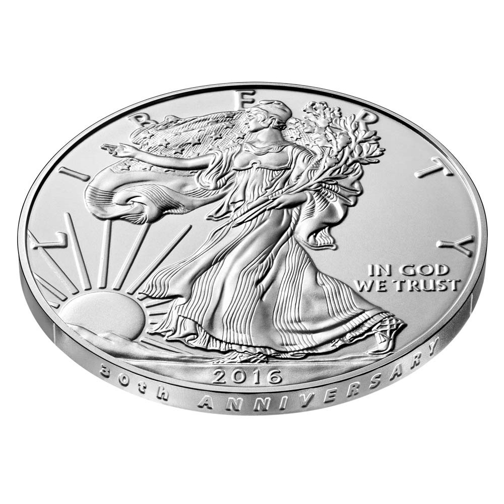 First Day Of Issue 2016 W Burnished Silver Eagle NGC MS69