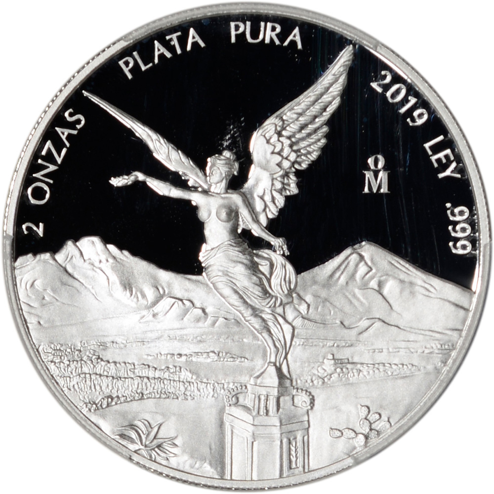 PCGS PR70 First Strike 2019 Mo Mexico Silver Libertad Proof 5 oz 5 Onzas