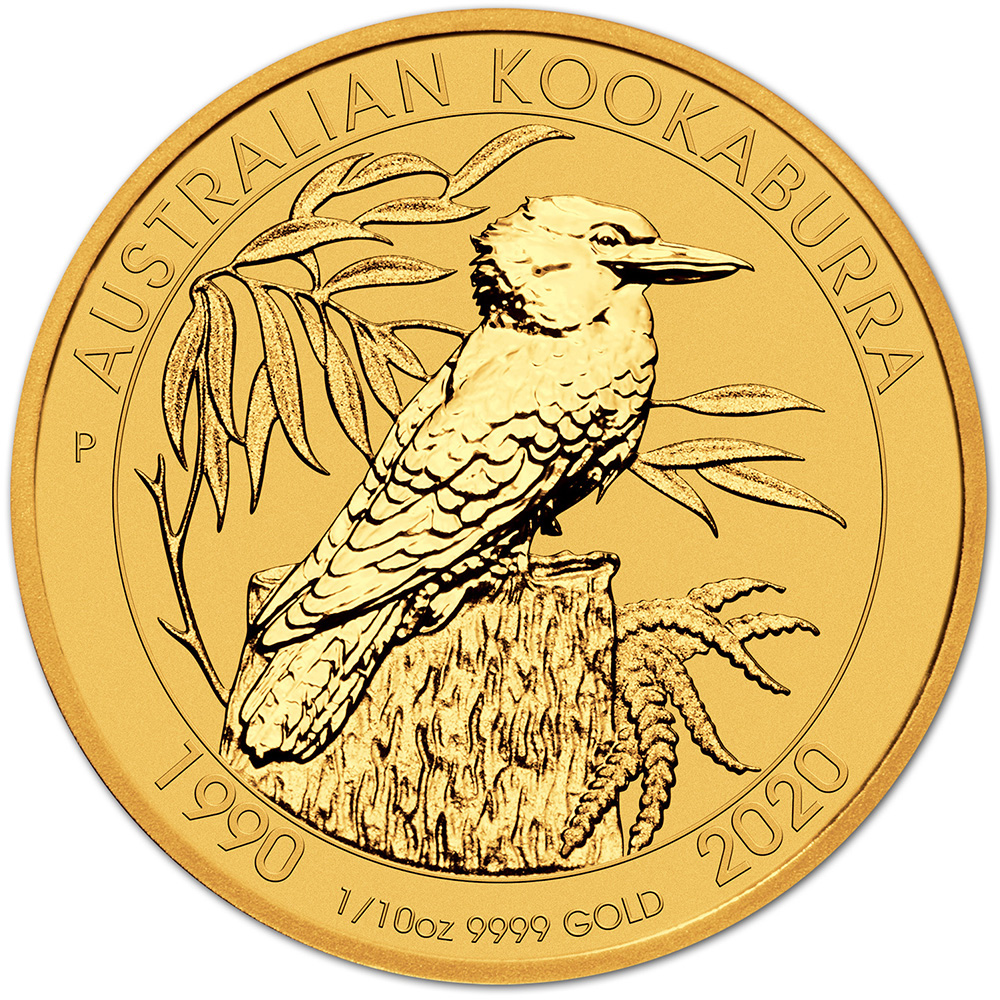 2020 P Australia Gold Kookaburra 1/10 oz 15 BU eBay