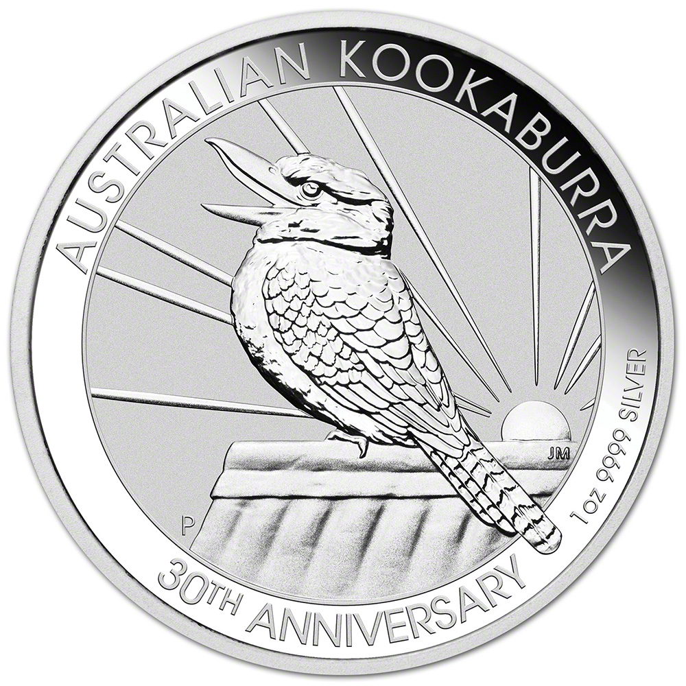 2020 P Australia Silver Kookaburra 1 oz $1 – BU