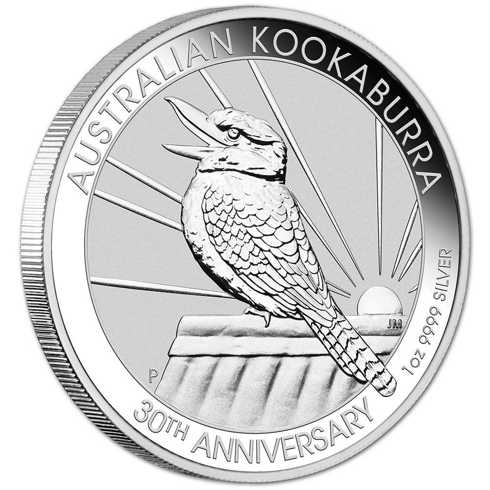 2020 P Australia Silver Kookaburra 1 oz $1 – BU