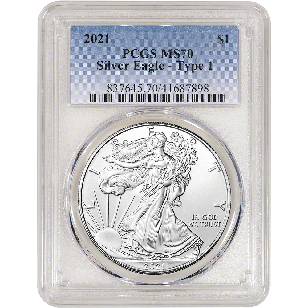 2021 American Silver Eagle - PCGS MS70 | eBay