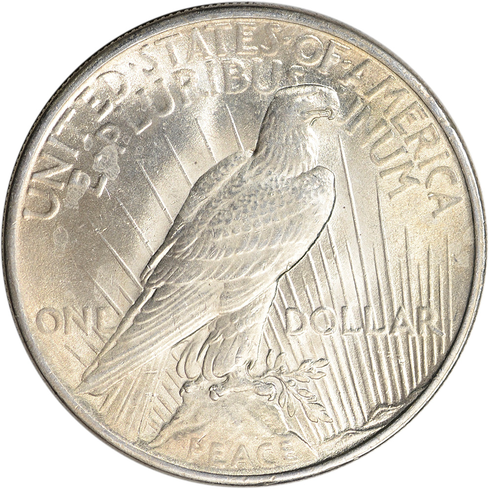 1925 Peace Silver Dollar Coin $1 - BU | eBay