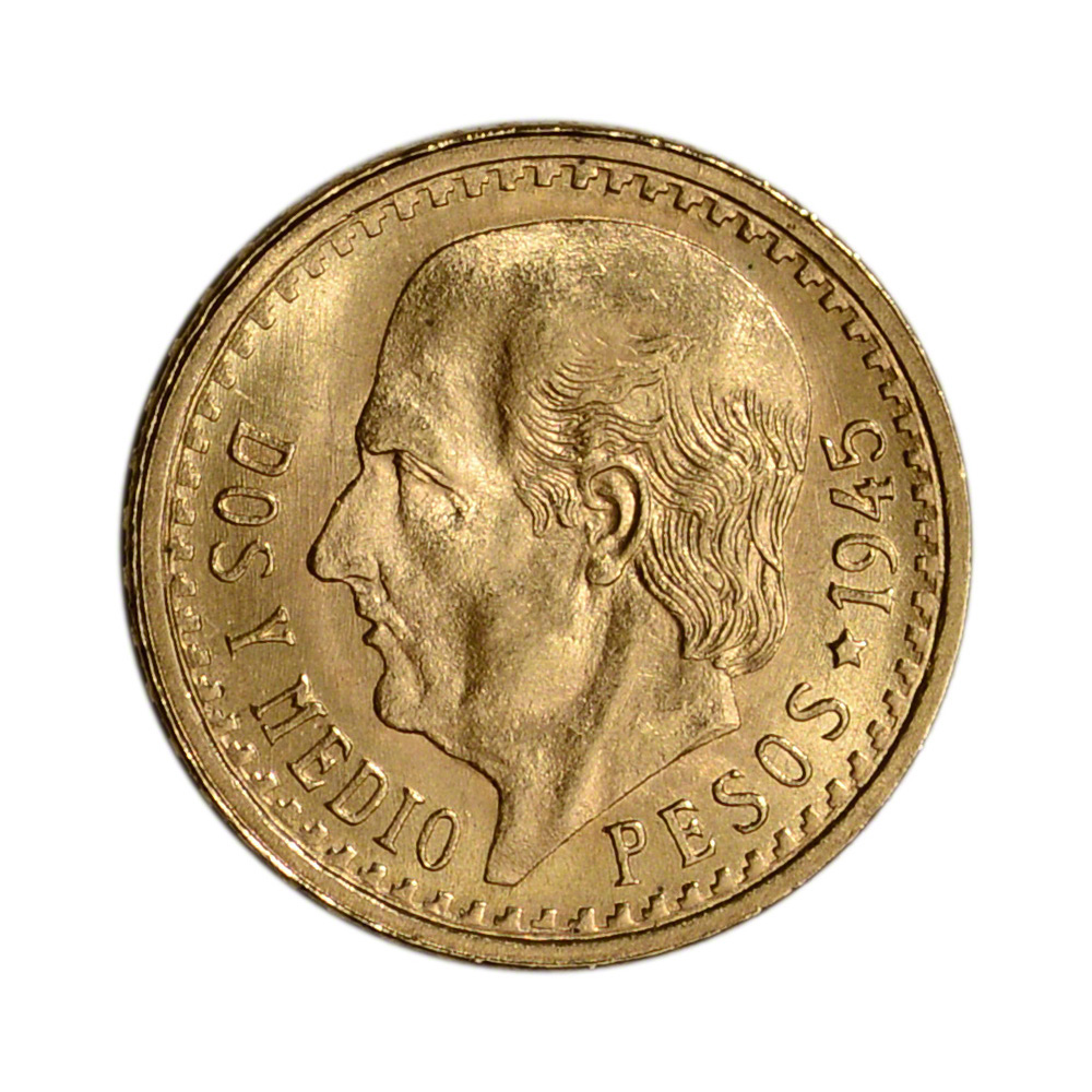 1945 Mexico Gold 2 1 2 Pesos 0603 Oz BU EBay 1945-mexico-gold-2-1-2-pesos-0603-oz-bu-ebay