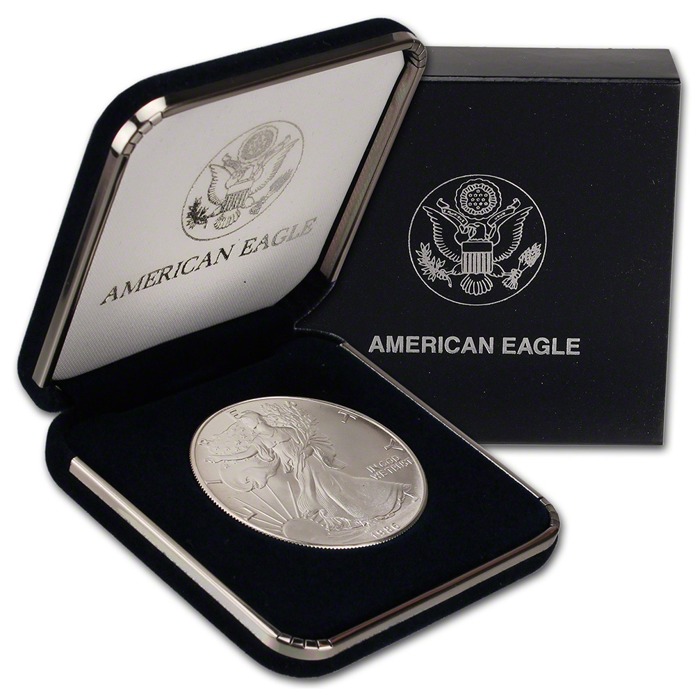 1998 American Silver Eagle in U.S Mint Gift Box