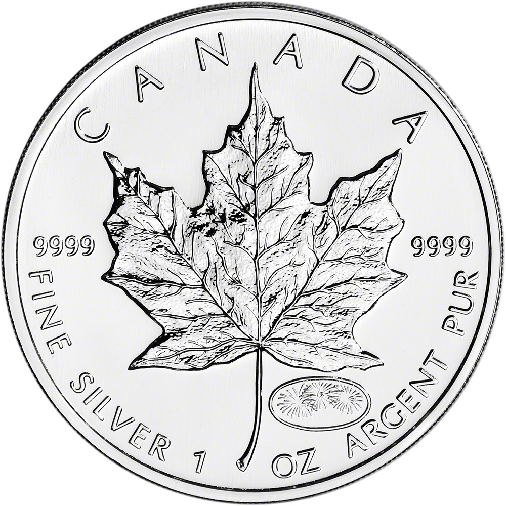 $5 1 oz 1999 Canada Silver Maple Leaf BU