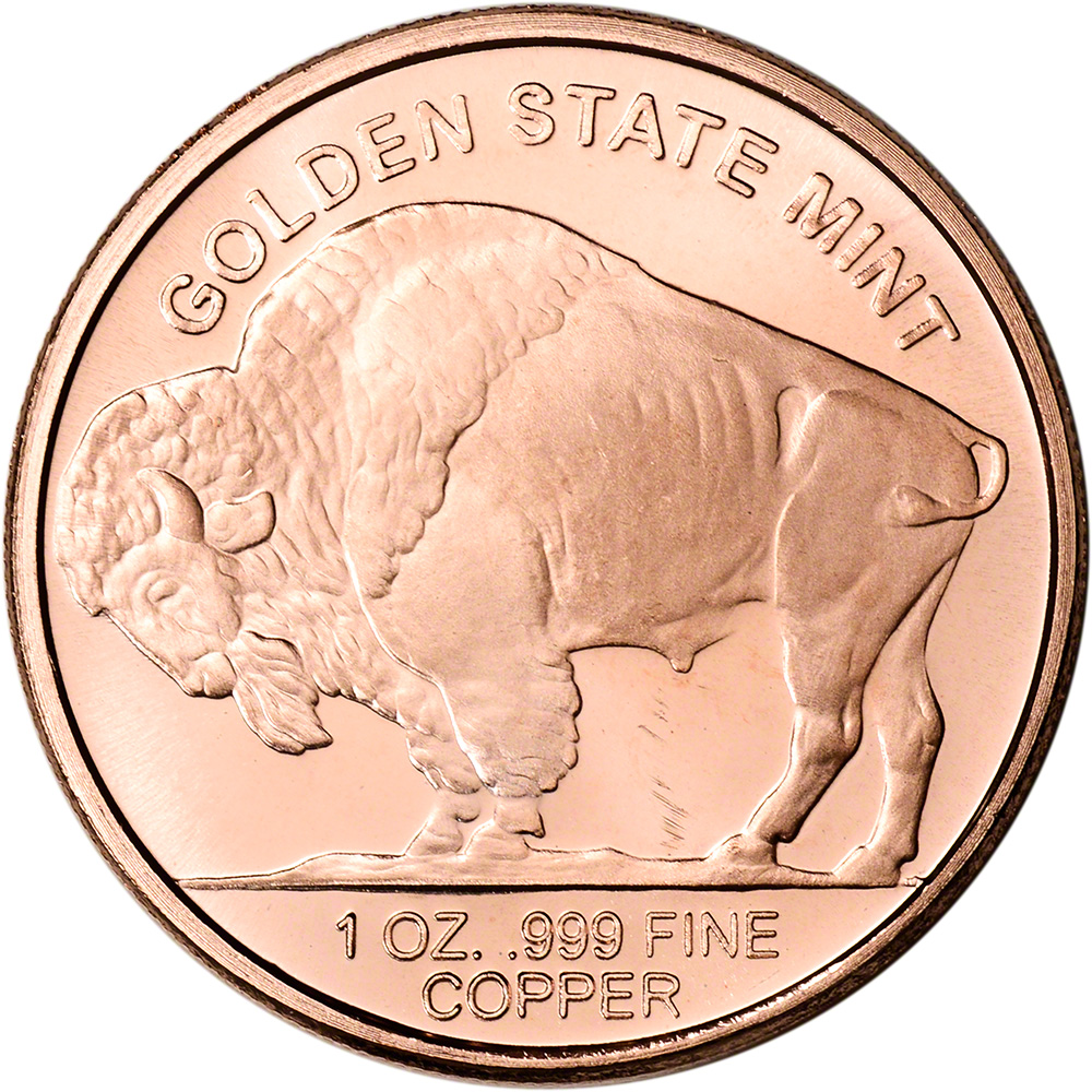 Copper 999 Fine Coin June 2021