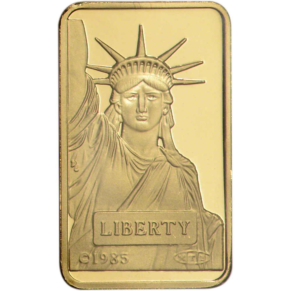 1 gram statue of liberty credit suisse gold bar