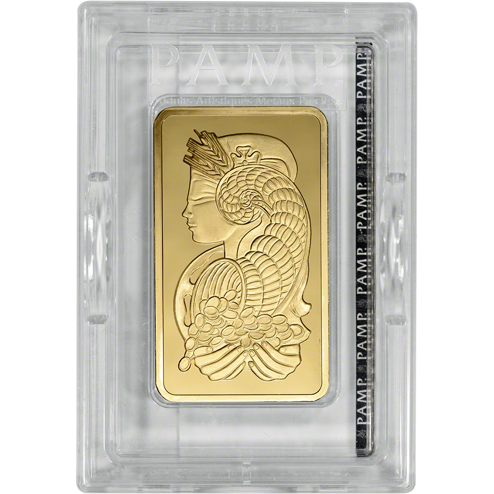 10 Oz Gold Bar Pamp Suisse Fortuna 999 9 Fine In Sealed Ay 10 Oz Gold Bar Pamp Suisse Fortuna 999 9 Fine In Sealed Ay