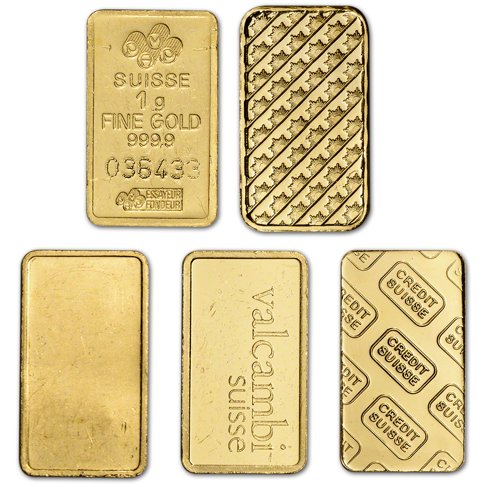 Secondary Market 1 gram Gold Bar