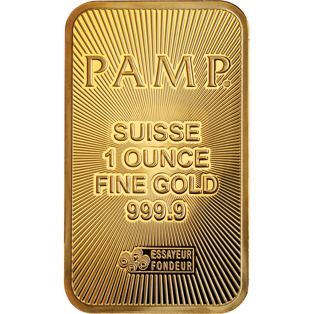 1 oz Gold Bar - PAMP Suisse - 999.9 Fine in Sealed Assay | eBay