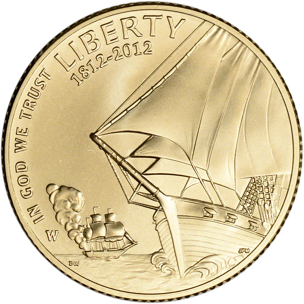 2012-W US Gold $5 Star-Spangled Banner Commemorative BU - Coin in ...