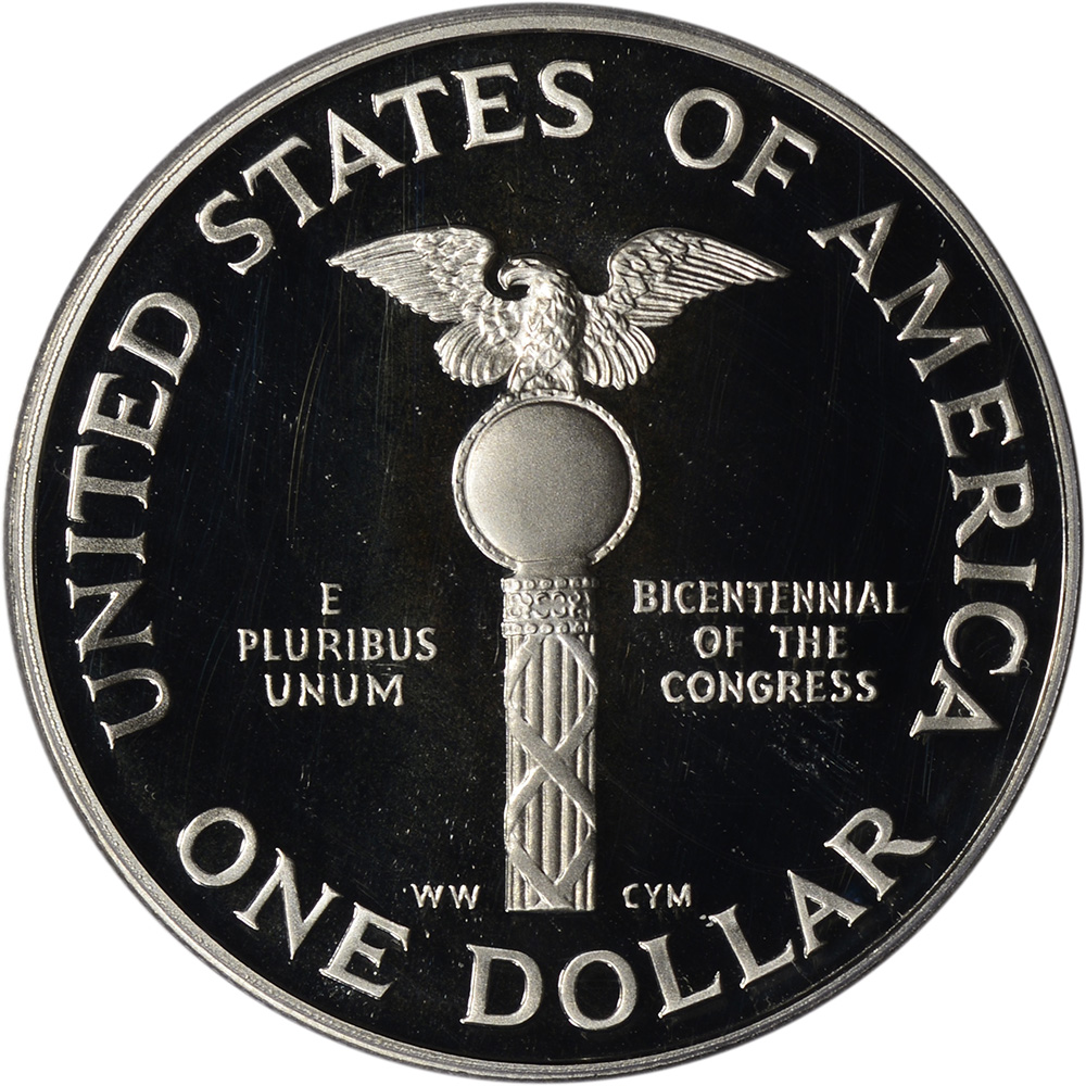 1989-S US Congressional Commemorative Proof Silver Dollar - PCGS PR70 ...