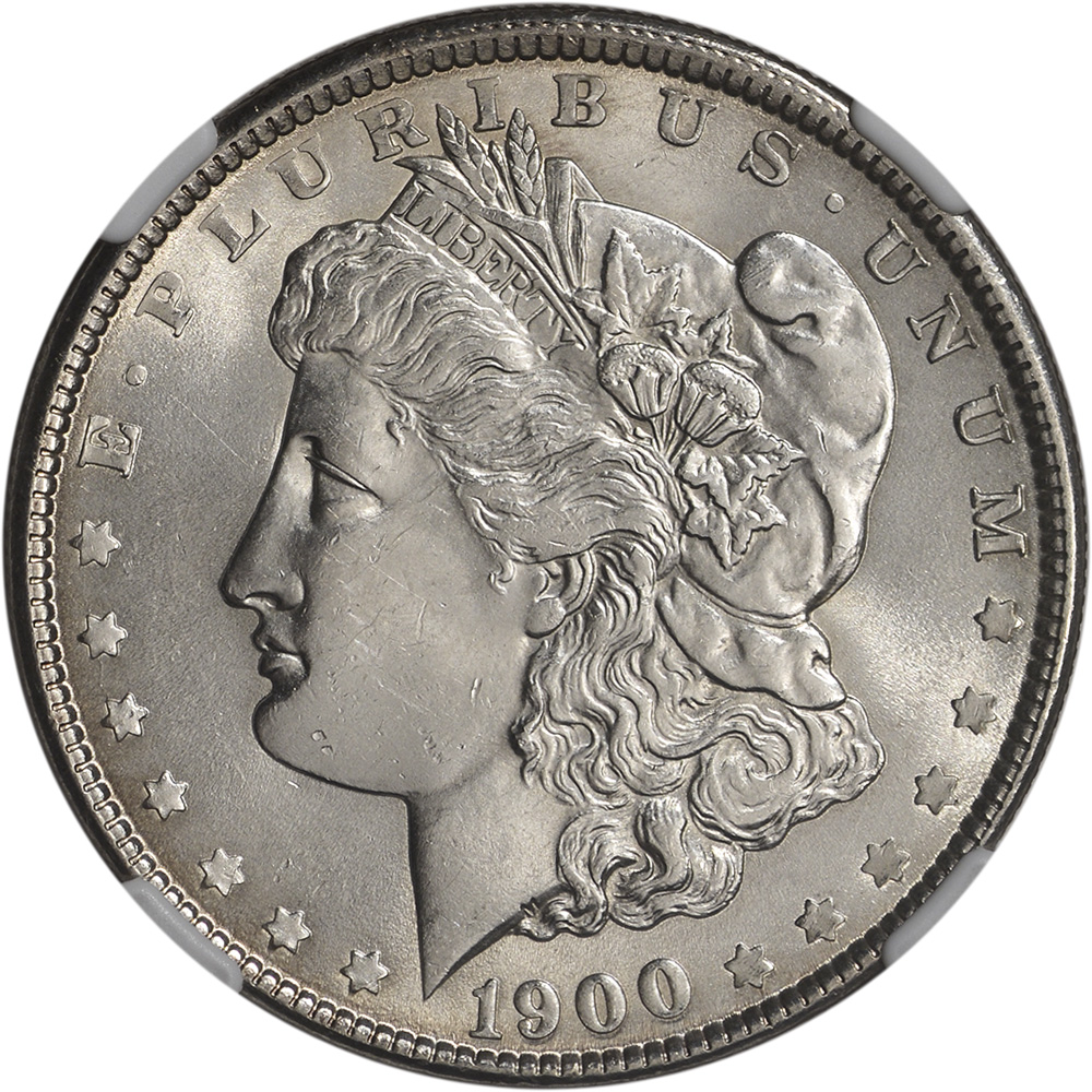 1900 US Morgan Silver Dollar $1 - NGC Brilliant Uncirculated | eBay