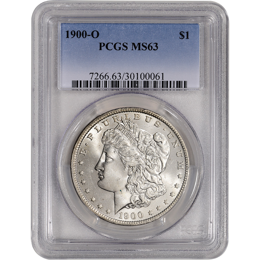 1900-O US Morgan Silver Dollar $1 – PCGS MS63