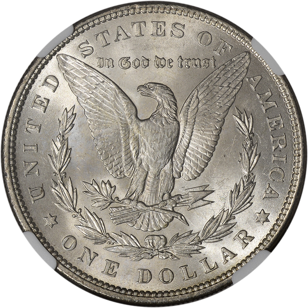 1890 US Morgan Silver Dollar $1 - NGC Brilliant Uncirculated | eBay