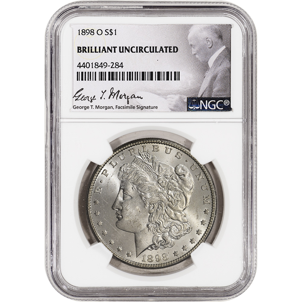 1898 O US Morgan Silver Dollar $1 - NGC Brilliant Uncirculated | eBay
