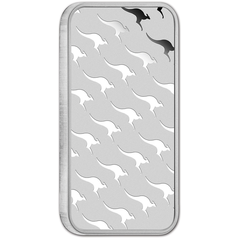 TWENTY (20) 1 oz Silver Bar - Perth Mint Kangaroo .9999 Fine in