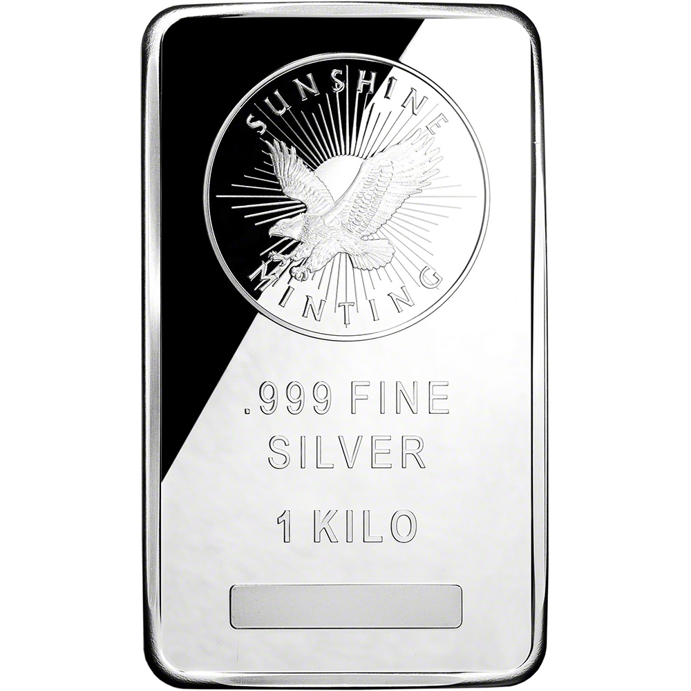 Kilo 32.15 oz Silver Bar - Sunshine Minting .999 Fine | eBay