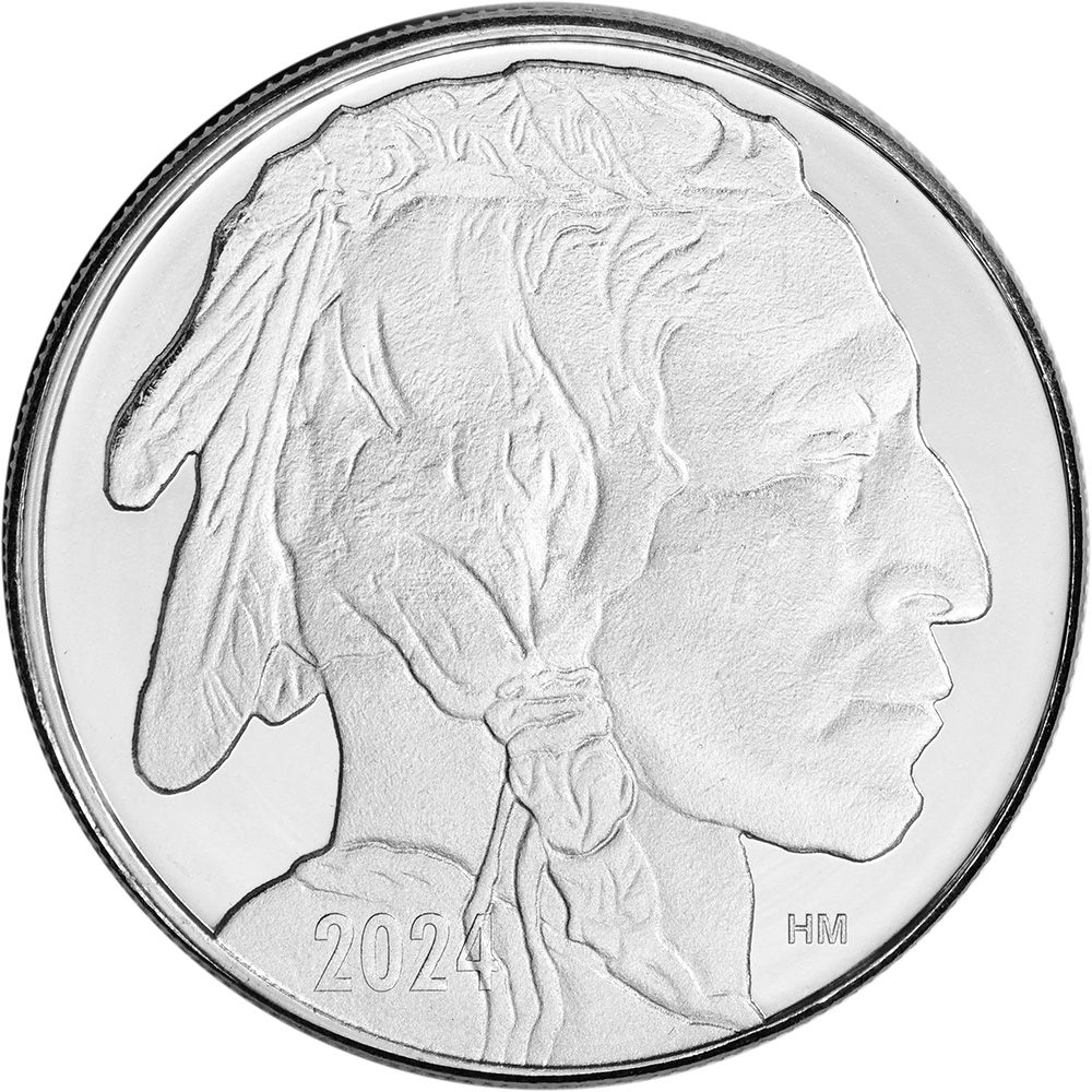 1 oz. Highland Mint Silver Round - 2021 Buffalo Design .999 Fine | eBay