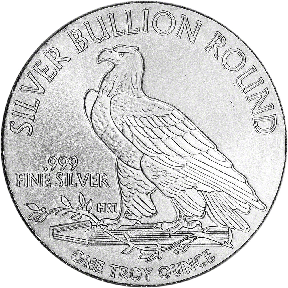 1 oz. Highland Mint Silver Round - Incuse Indian Design .999 Fine | eBay