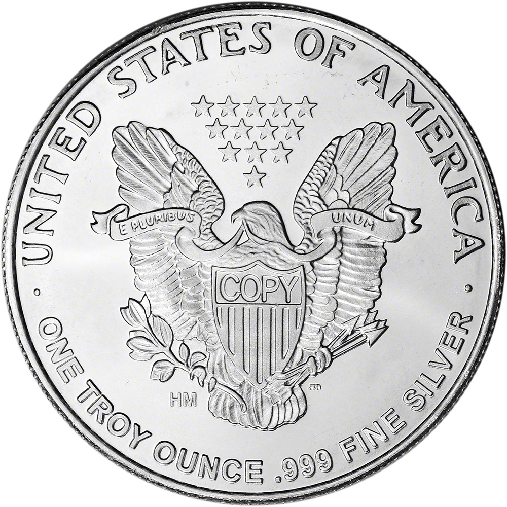 1 oz. Highland Mint Silver Round Walking Liberty .999 Sealed Box of 500