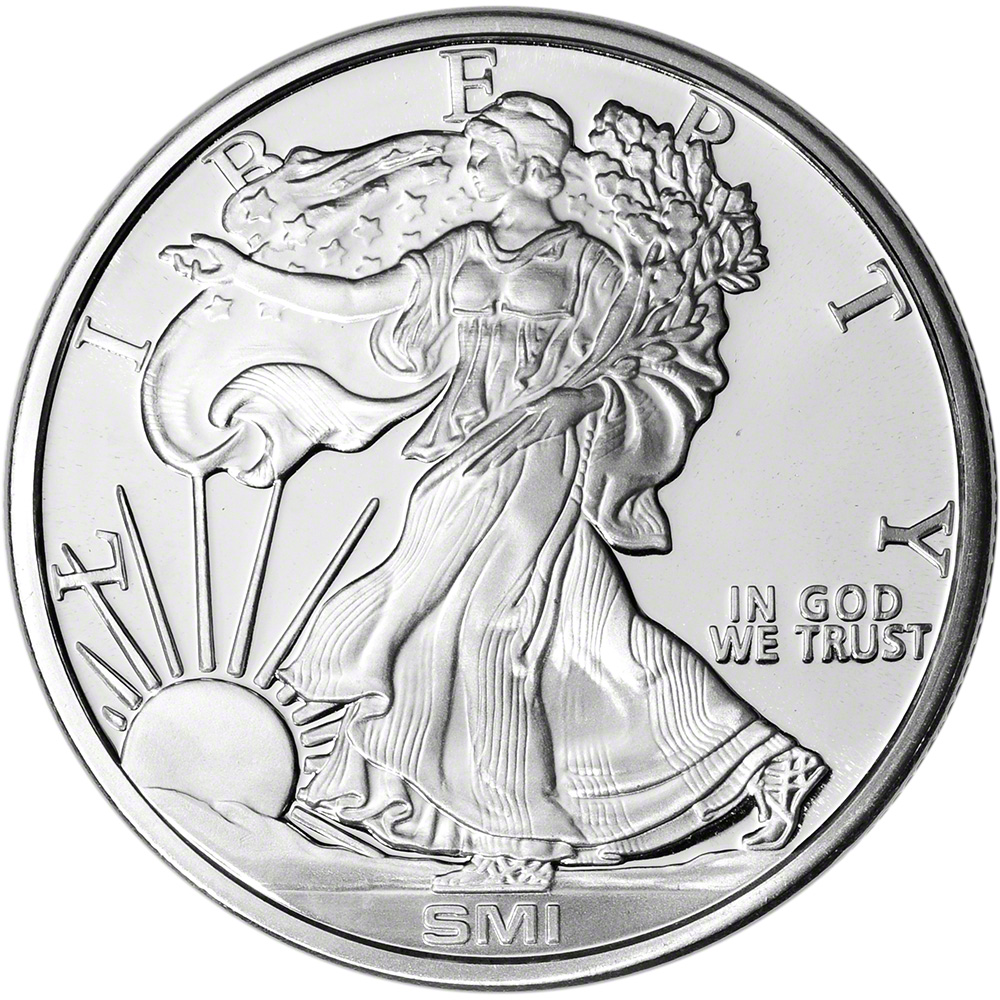 1 oz. Silver Round – Sunshine Liberty – .999 Fine