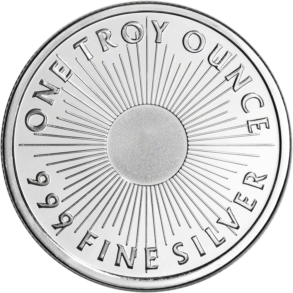 1 oz. Silver Round – Sunshine Minting – .999 Fine