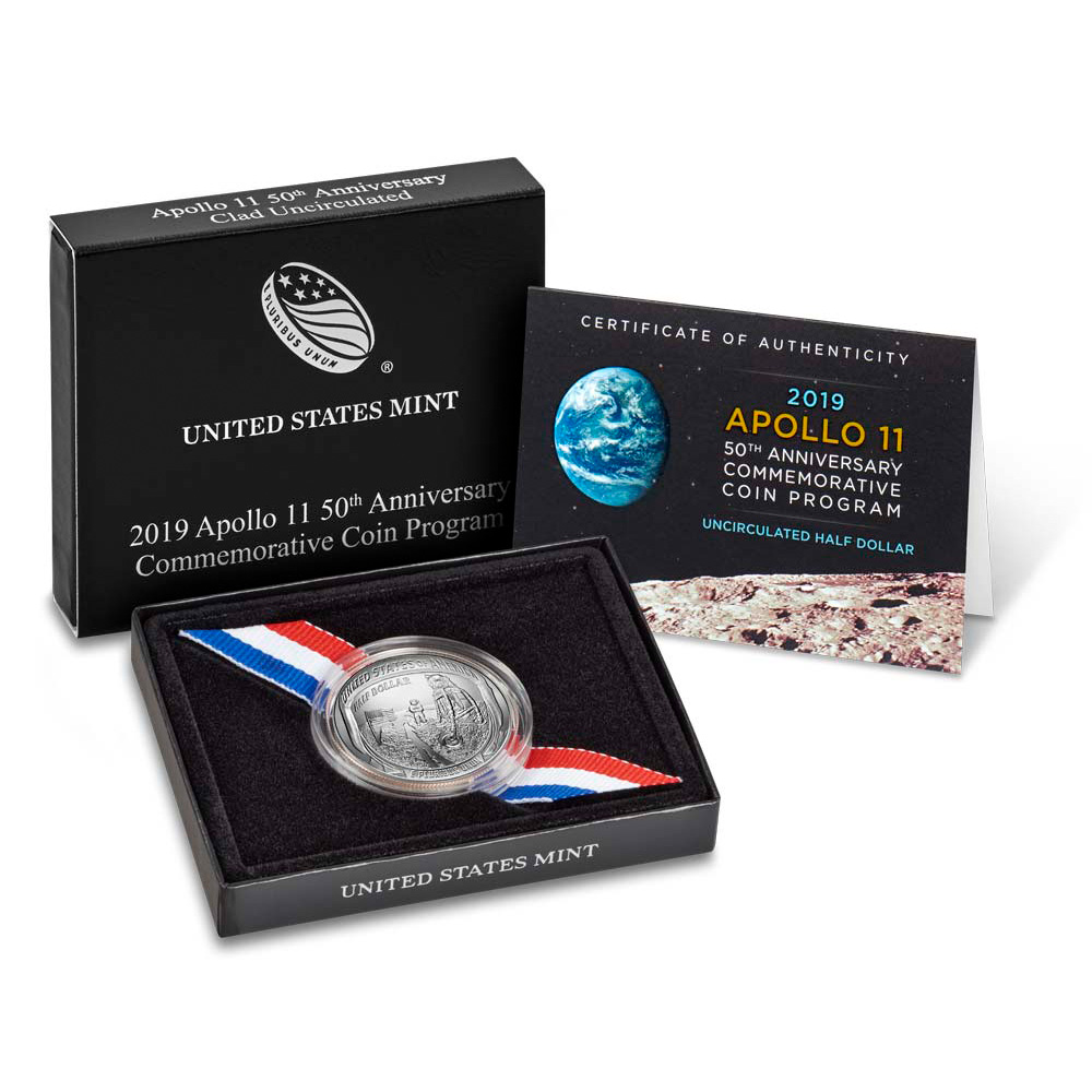 2019 Apollo 11 50th Anniversary Commemorative Coin Design
