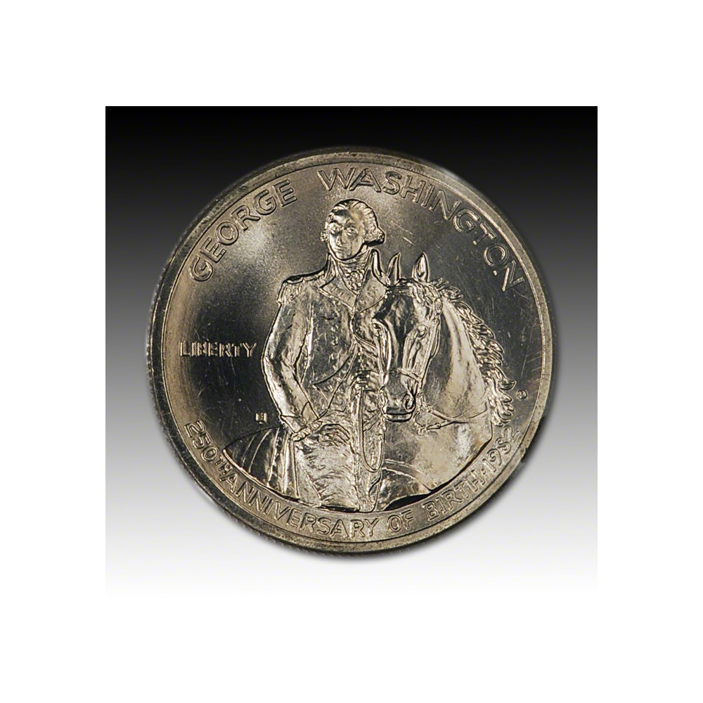 1982-D US George Washington Commemorative BU Silver Half Dollar