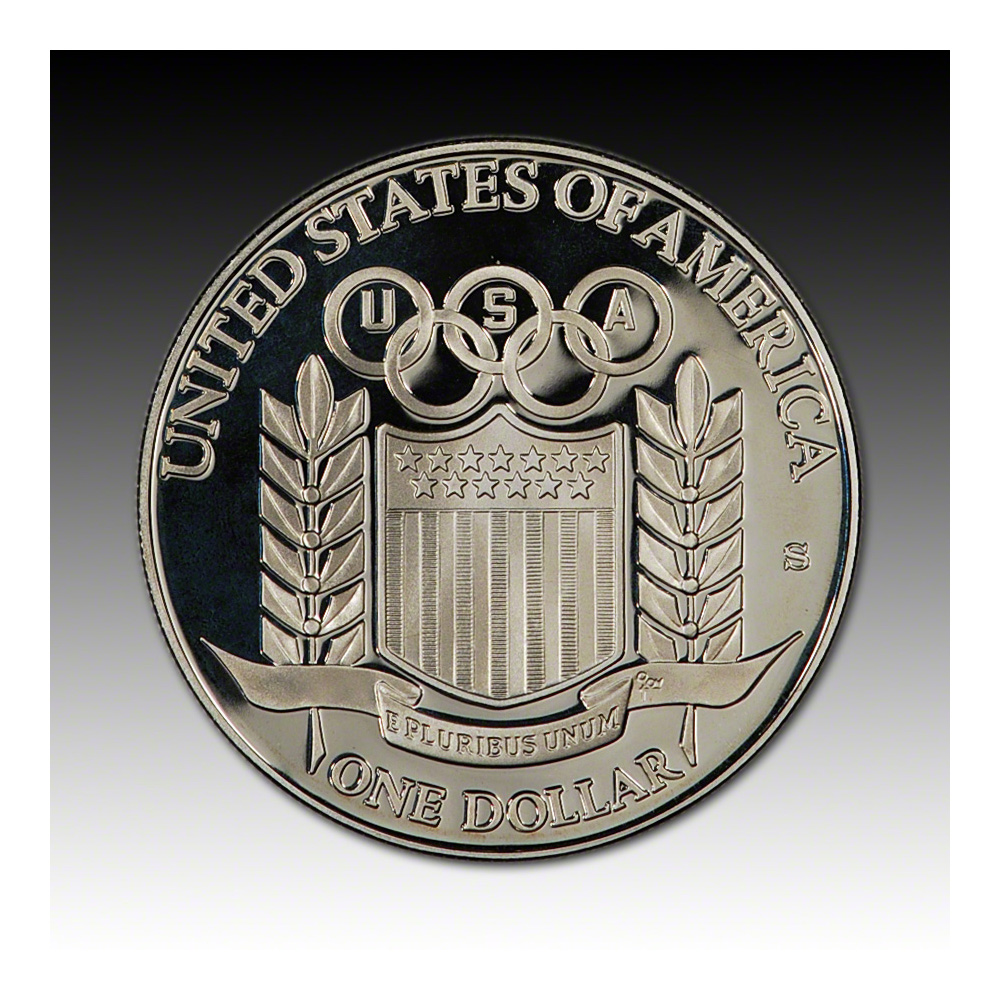 1992 S Us Olympic Commemorative Proof Silver Dollar Ebay