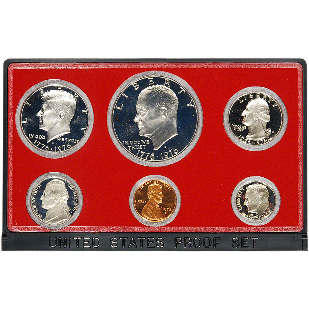 Proof Set 1976 S Jefferson Mint Proof Nickel from Original U.S
