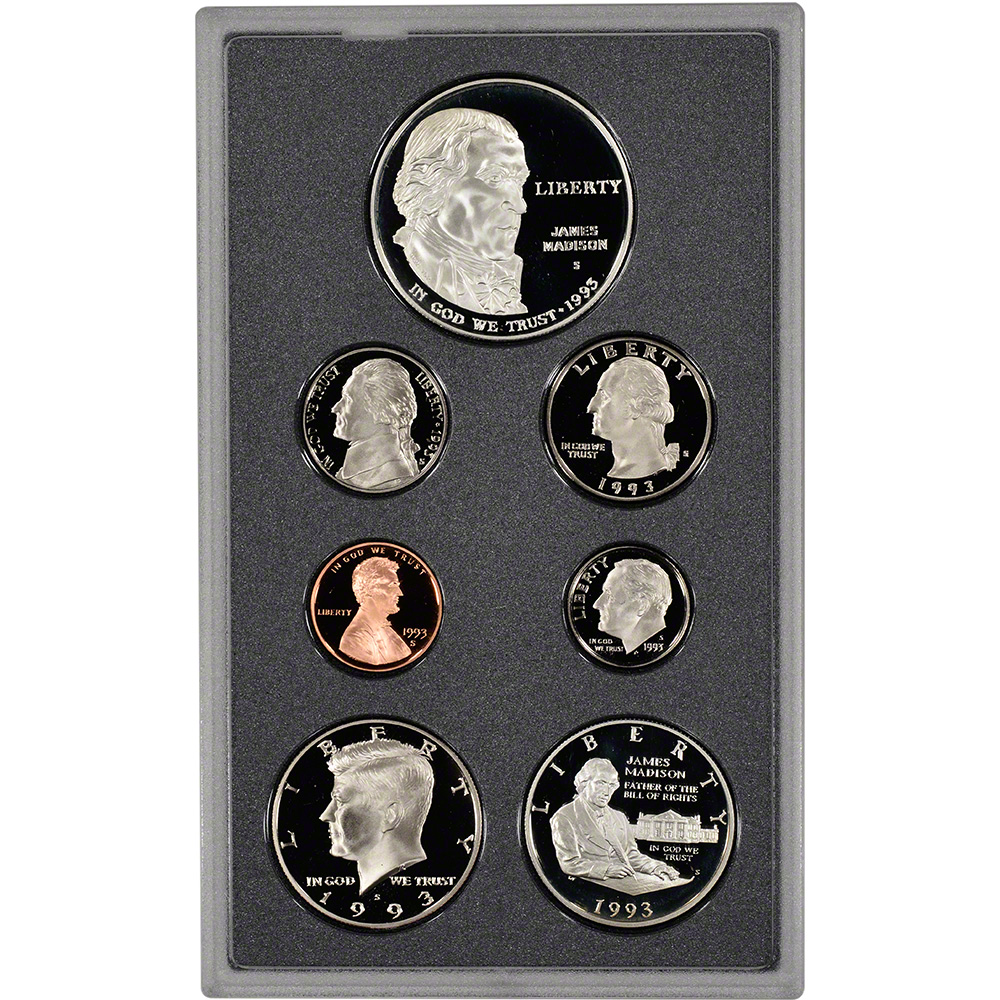 1993 US Mint Prestige Proof Set