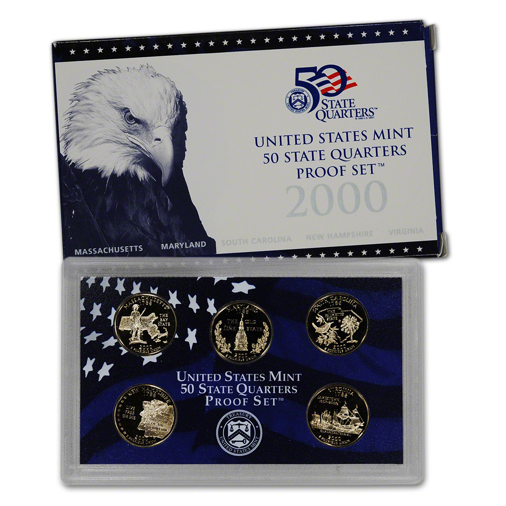 2000 United States Mint 50 State Quarters Proof Set™ | eBay