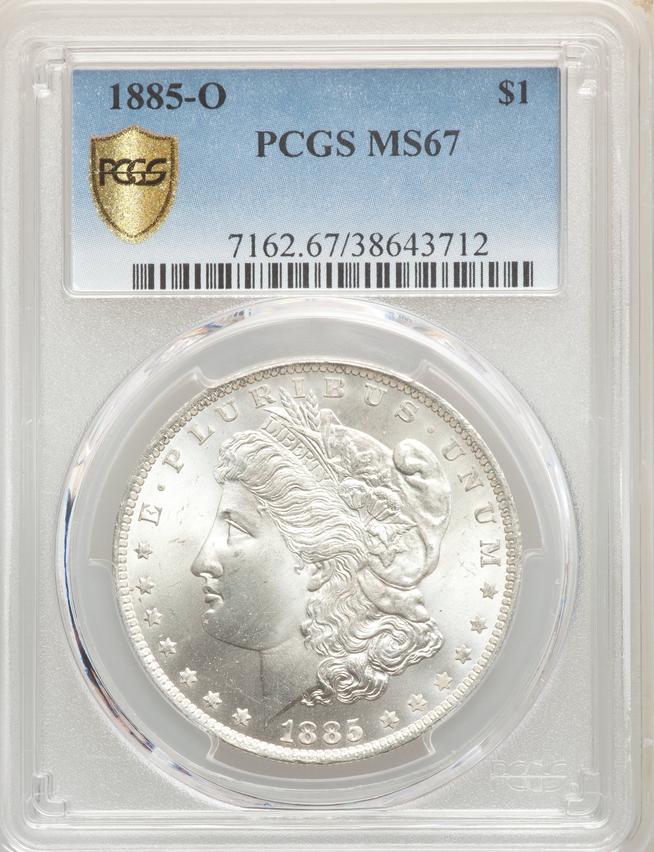 1885-O US Morgan Silver Dollar $1 - PCGS MS67 | eBay
