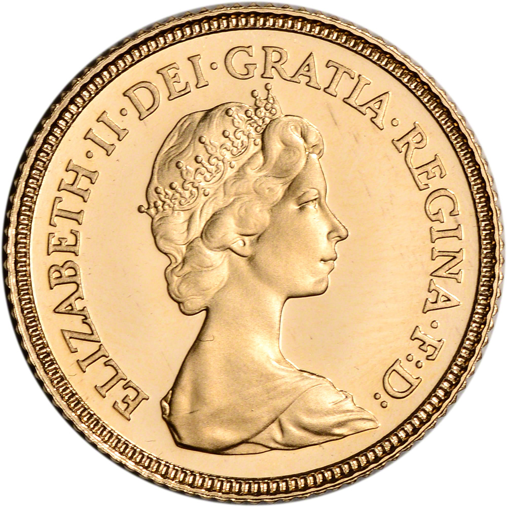 Great Britain Gold 1/2 Sovereign .1177 oz Elizabeth II Young Head BU Random Date