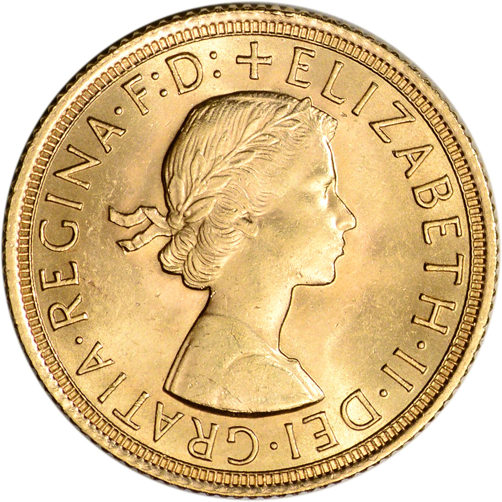 Great Britain Gold Sovereign (.2354 oz) – Elizabeth II Laureate BU – Random Date