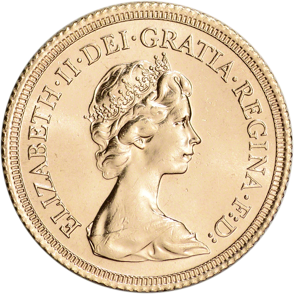 Great Britain Gold Sovereign (.2354 oz) – Elizabeth II Young BU – Random Date