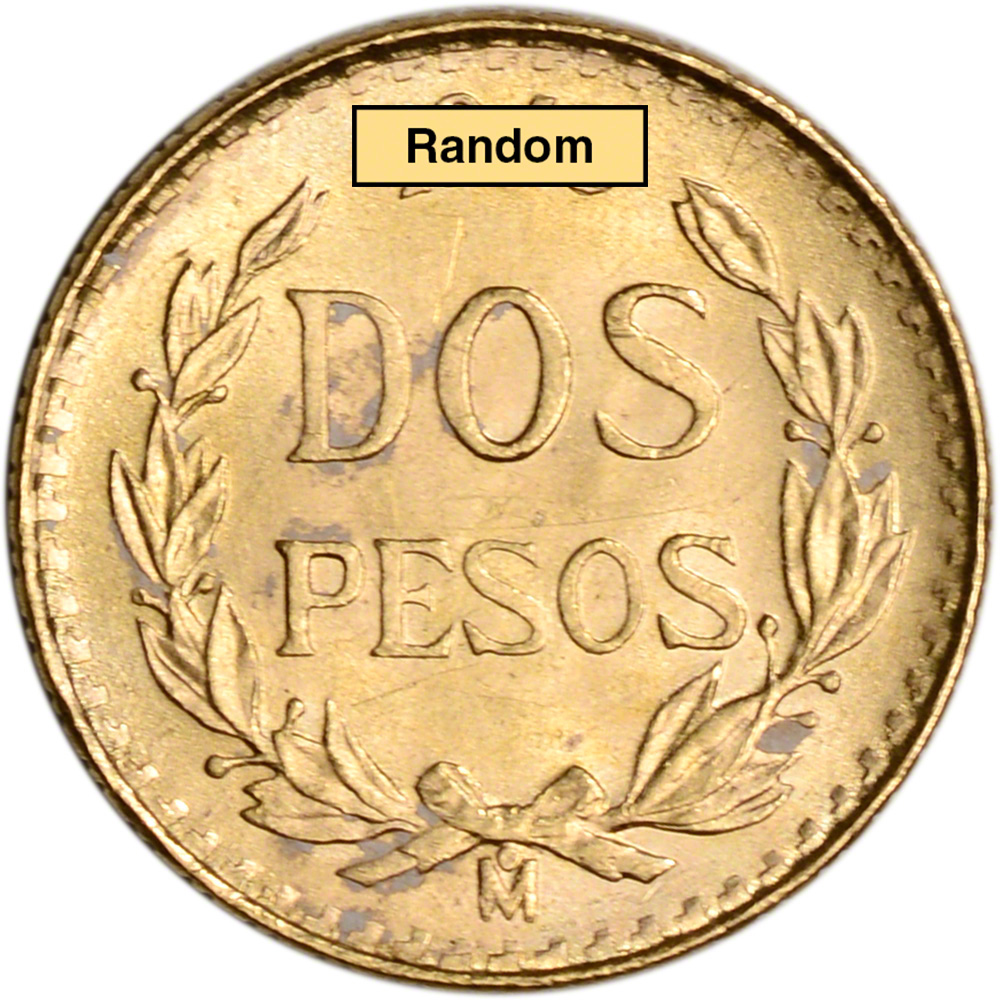Mexico Gold 2 Pesos .0482 oz - XF/AU - Random Date | eBay