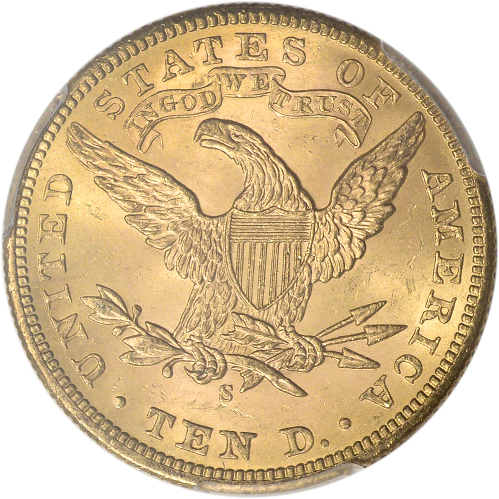 US Gold $10 Liberty Head Eagle NGC MS63 Random Date
