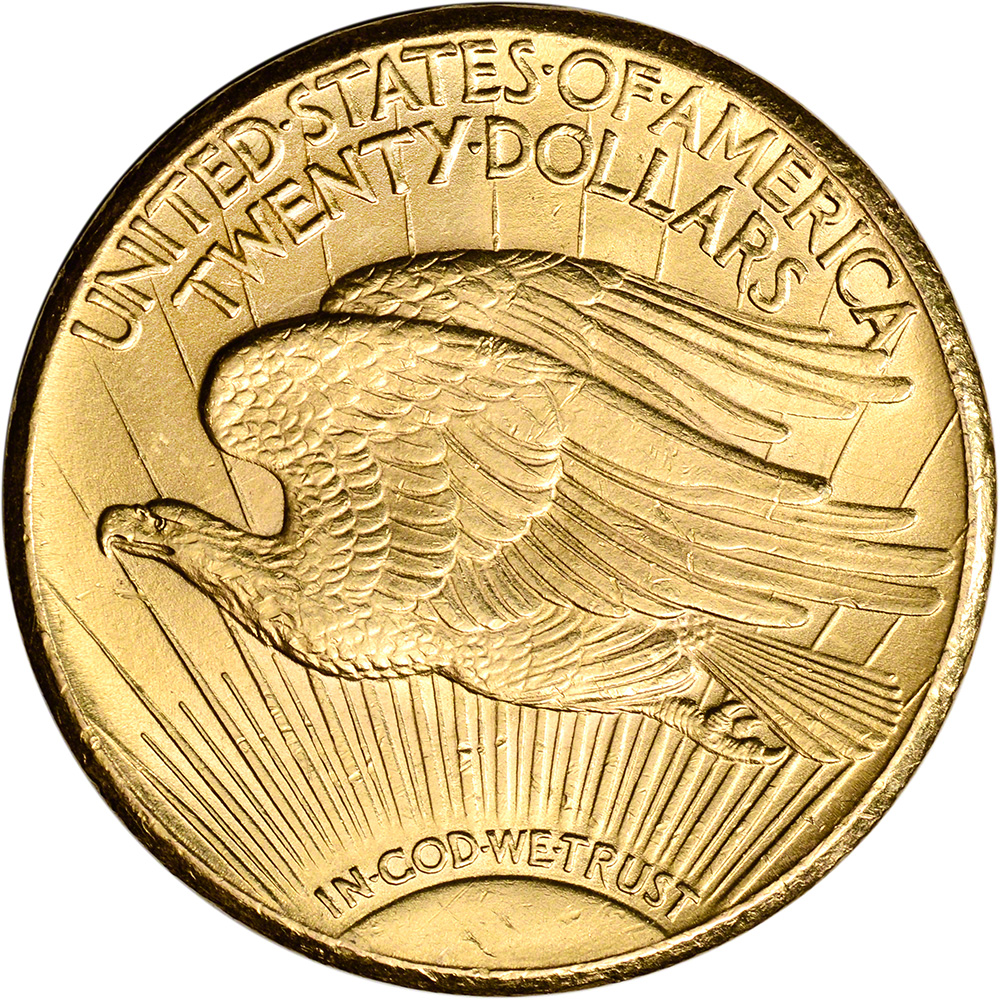 US Gold $20 Saint-Gaudens Double Eagle – Almost Uncirculated – Random Date US Gold $20 Saint-Gaudens Double Eagle – Almost Uncirculated – Random Date