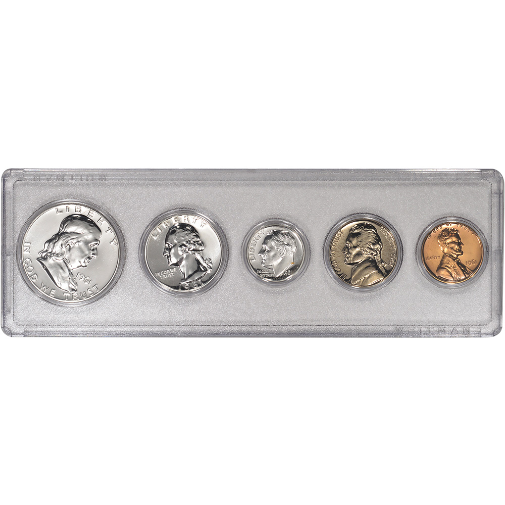 1962 US Mint Silver Proof Set Gem Coins **SEALED**